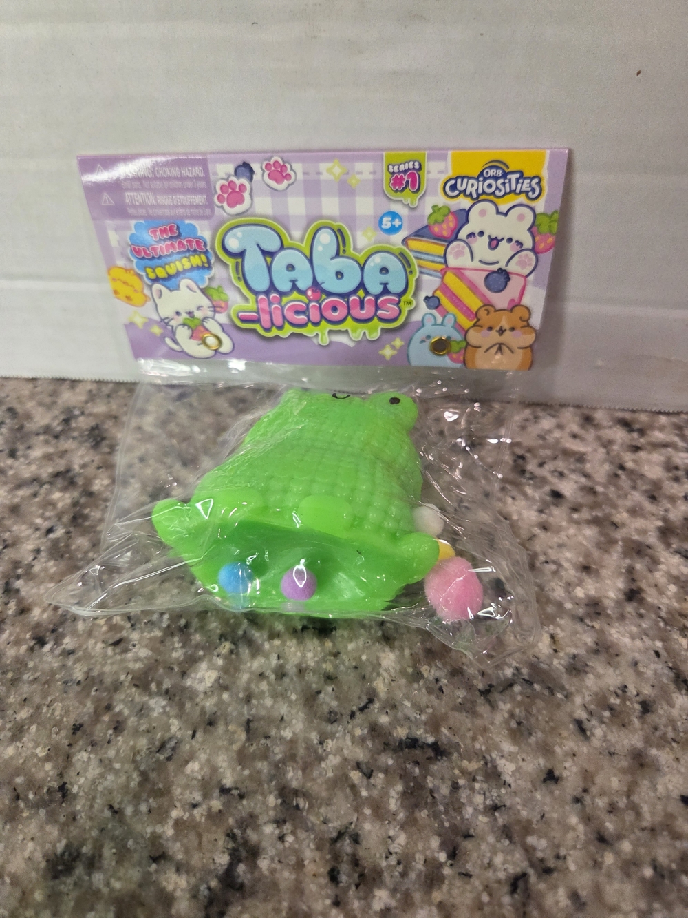 Taba-licious Green Pop-It Plush Toy by ORB Curiosities